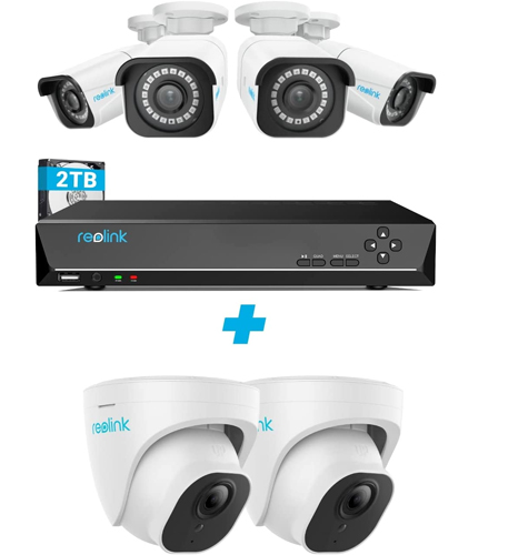 4K PoE Security Camera System Bundle